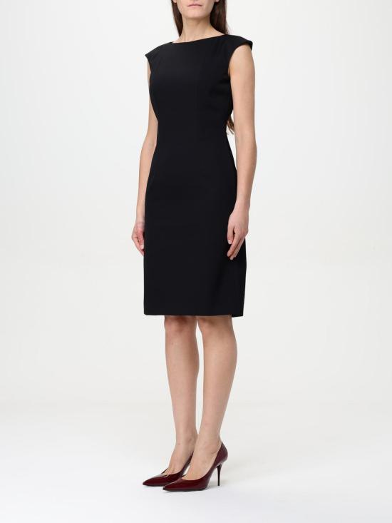 25SS 알렉산더 맥퀸 롱 원피스 819067QJADA 1000 Black - ALEXANDER MCQUEEN