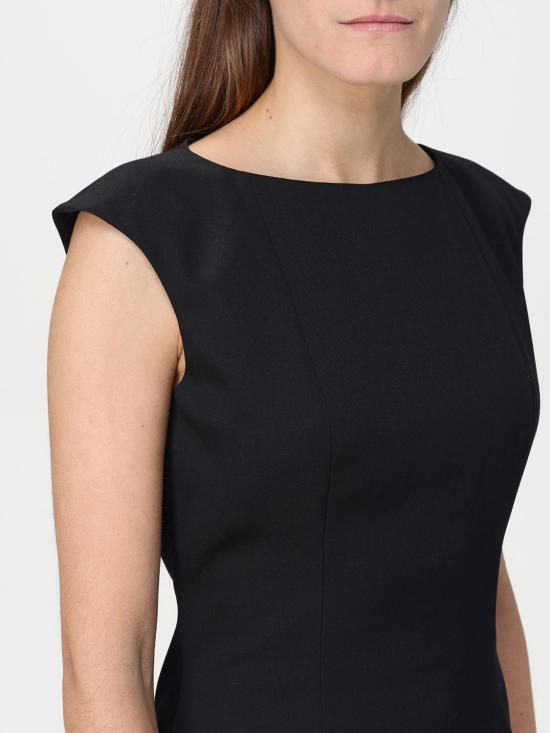 25SS 알렉산더 맥퀸 롱 원피스 819067QJADA 1000 Black - ALEXANDER MCQUEEN