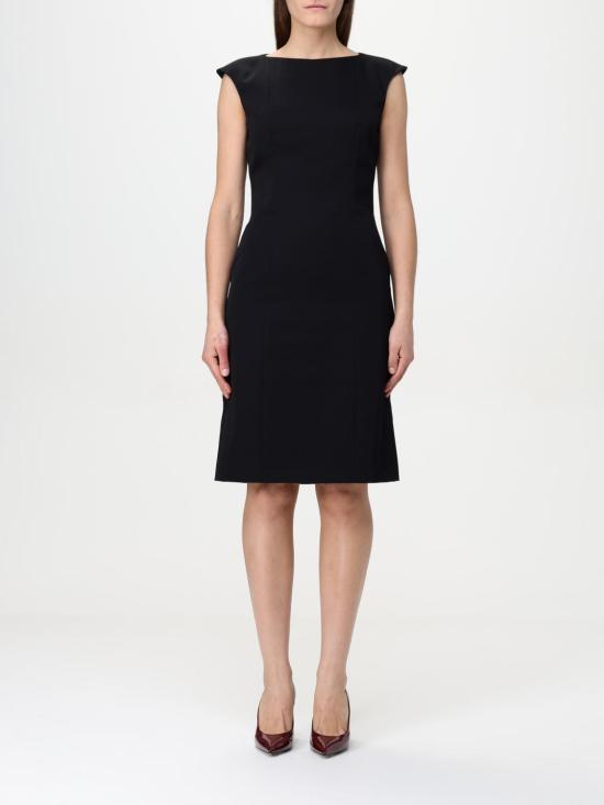 25SS 알렉산더 맥퀸 롱 원피스 819067QJADA 1000 Black