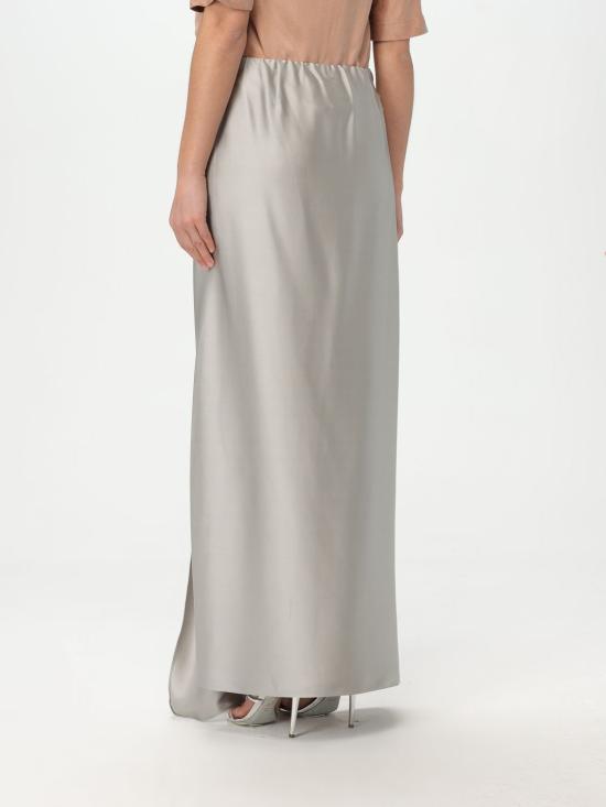 25FW 조르지오 아르마니 롱 스커트 GW000806TE10101 U8045 Grey - GIORGIO ARMANI