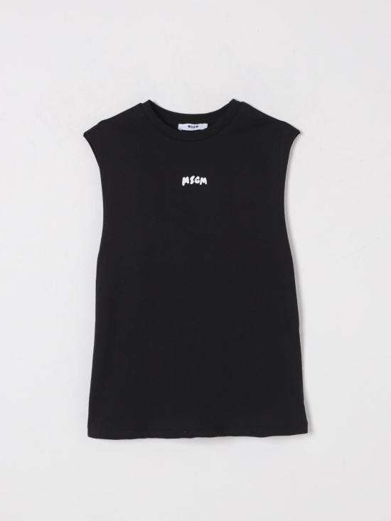 25FW [키즈] 엠에스지엠 티셔츠 S5MSJBTH007 110 Black