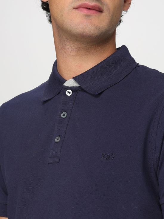 25FW 페이 폴로 티셔츠 NPMB250135STDW U806 Blue - FAY