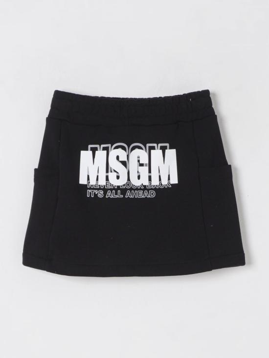25SS [키즈] 엠에스지엠 스커트 S5MSJGSK090 110 Black - MSGM