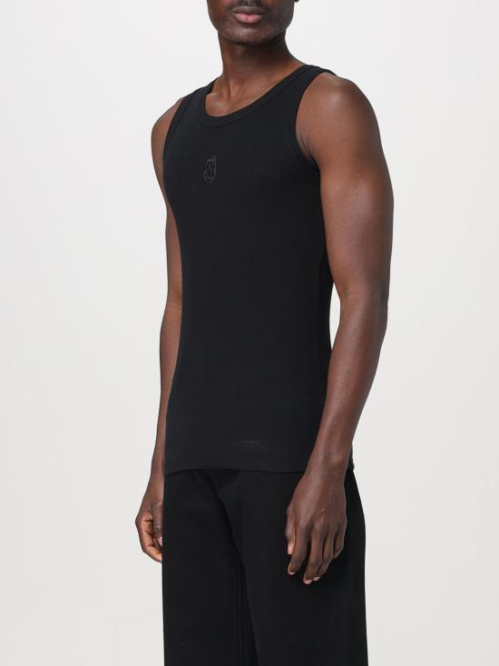 25FW 알렉산더 맥퀸 민소매 티셔츠 815098QXAA9 1000 Black - ALEXANDER MCQUEEN