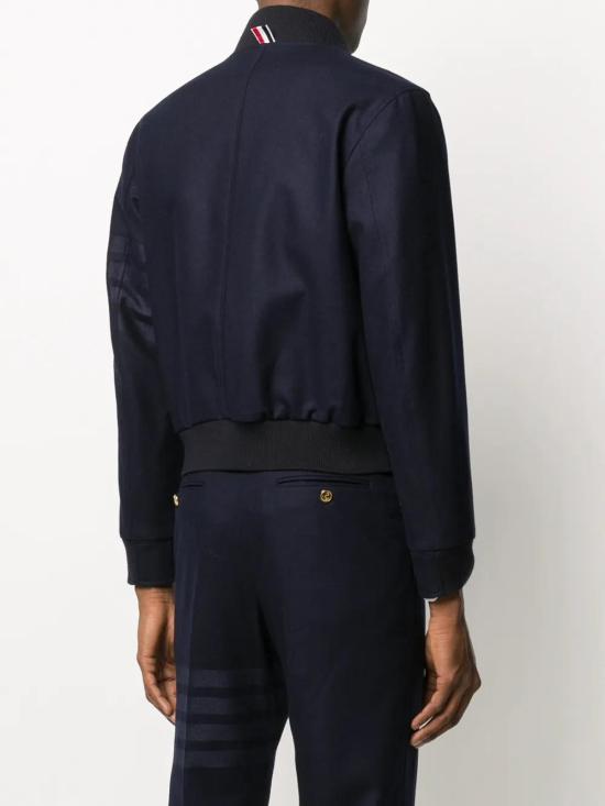  톰브라운 봄버 자켓 MJO030A06393 navy - THOM BROWNE