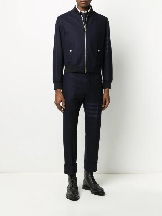  톰브라운 봄버 자켓 MJO030A06393 navy - THOM BROWNE