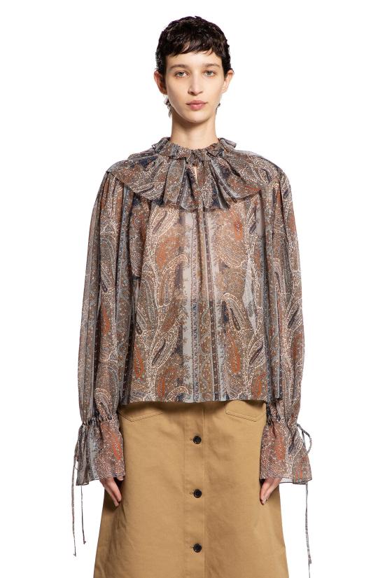  생로랑 블라우스 819584Y3K588490 Multicolor - SAINT LAURENT