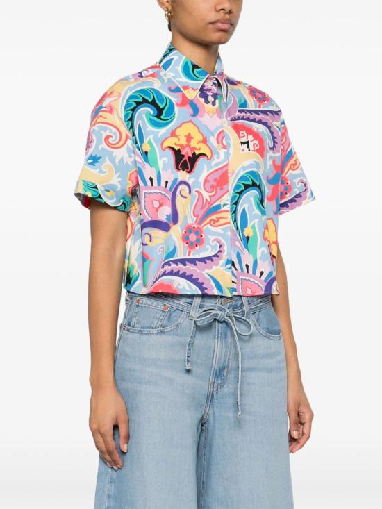 25SS 에트로 셔츠 WRIA0053 99SAED0X0887 Light Blue - ETRO