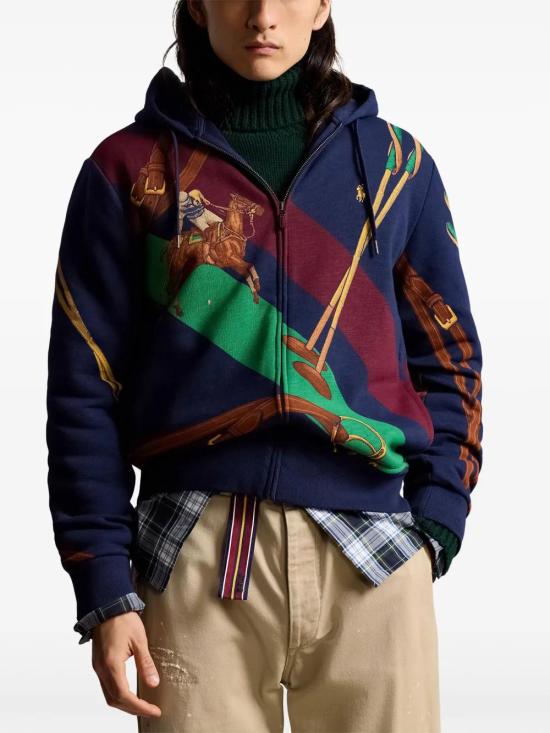  폴로 랄프로렌 후드 티셔츠 710950787001 navy - POLO RALPH LAUREN