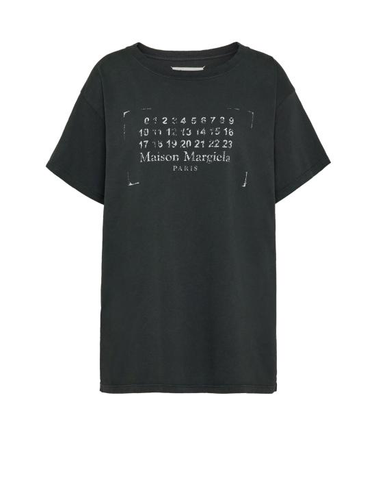 25SS 마르지엘라 반팔 티셔츠 S51GC0534 S24575969 Black