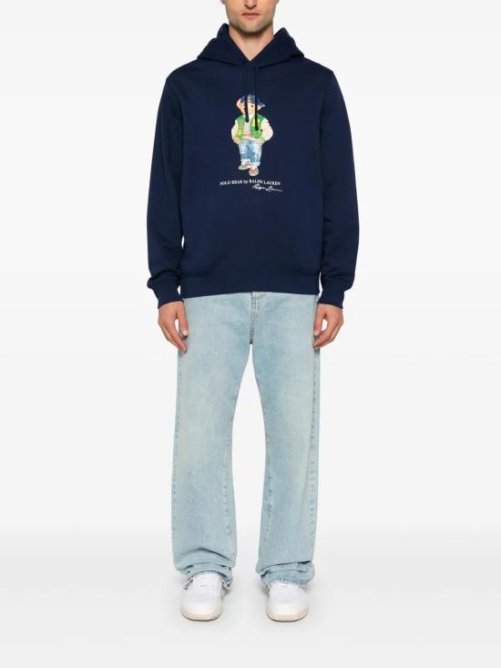  폴로 랄프로렌 후드 티셔츠 710951621001 navy - POLO RALPH LAUREN