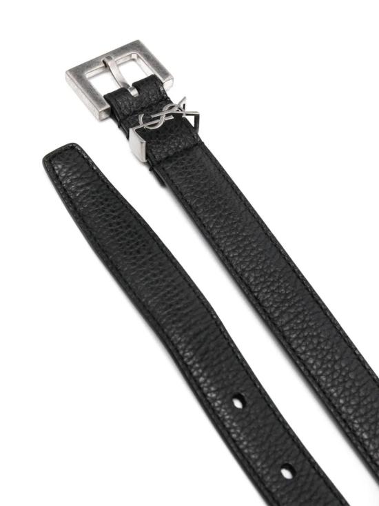  생로랑 가죽 벨트 612616DTI0E black - SAINT LAURENT