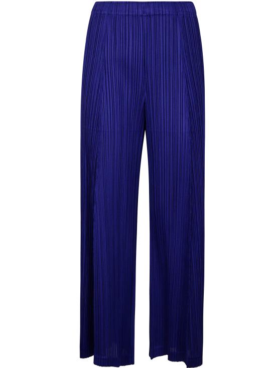 25SS 플리츠플리즈 스트레이트 팬츠 PP56JF373 72 BLUE