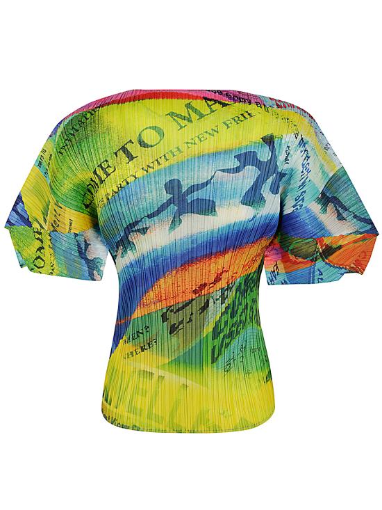 24FW 플리츠플리즈 셔츠 PP48JK672 95 BLUE - PLEATS PLEASE