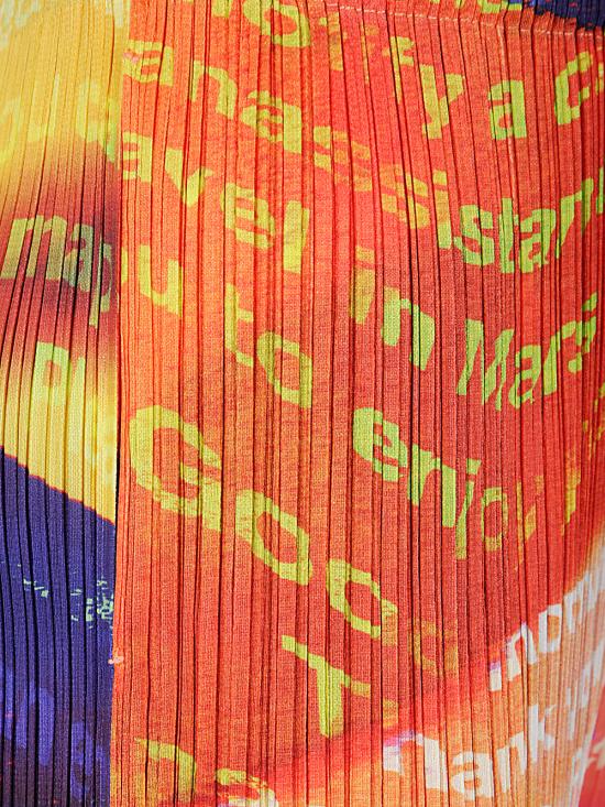 24FW 플리츠플리즈 스트레이트 팬츠 PP48JF673 94 YELLOW ORANGE - PLEATS PLEASE