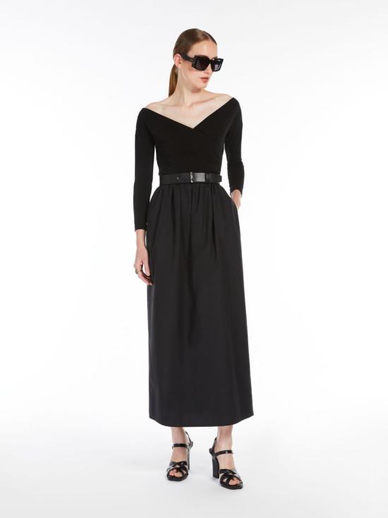 25SS 막스마라 롱 원피스 2511621022600003 BLACK - MAX MARA