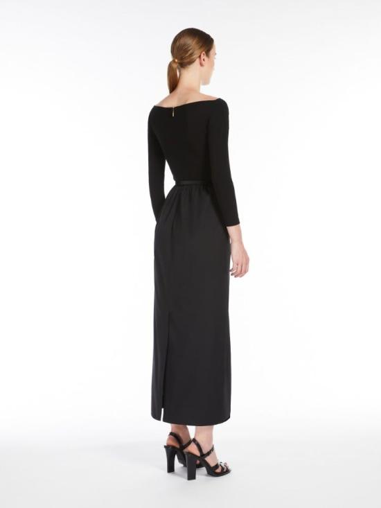 25SS 막스마라 롱 원피스 2511621022600003 BLACK - MAX MARA