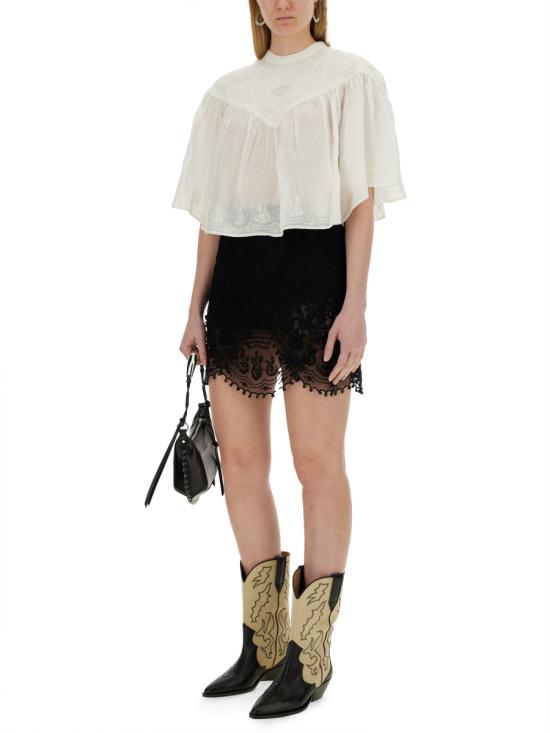  이자벨마랑 숏 스커트 JU0193FA BLACK - ISABEL MARANT