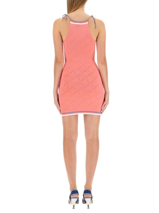 24FW 펜디 숏 원피스 FZDA98 PINK - FENDI