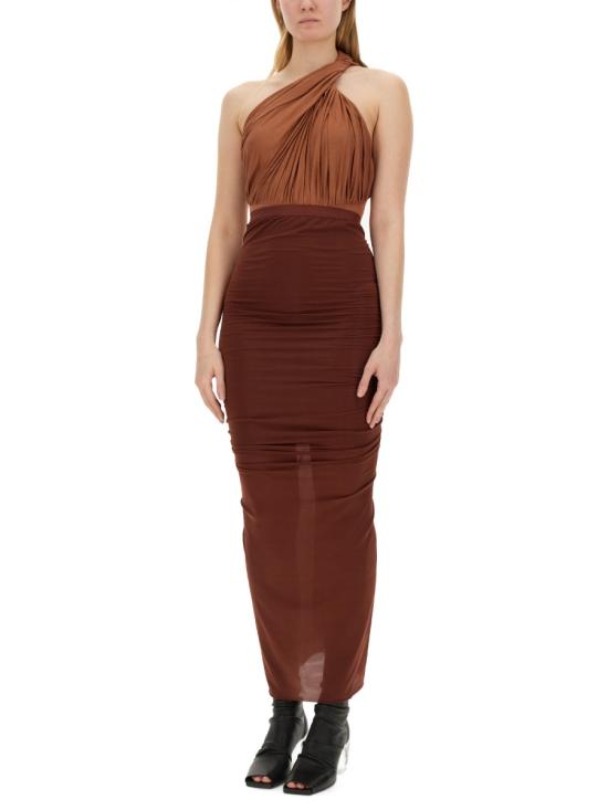 24FW 릭 오웬스 반팔 티셔츠 RO01D2168 BROWN - RICK OWENS