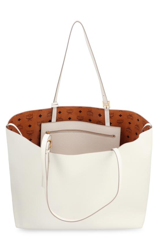  엠시엠 숄더백 MWPESAC05 WHITE - MCM