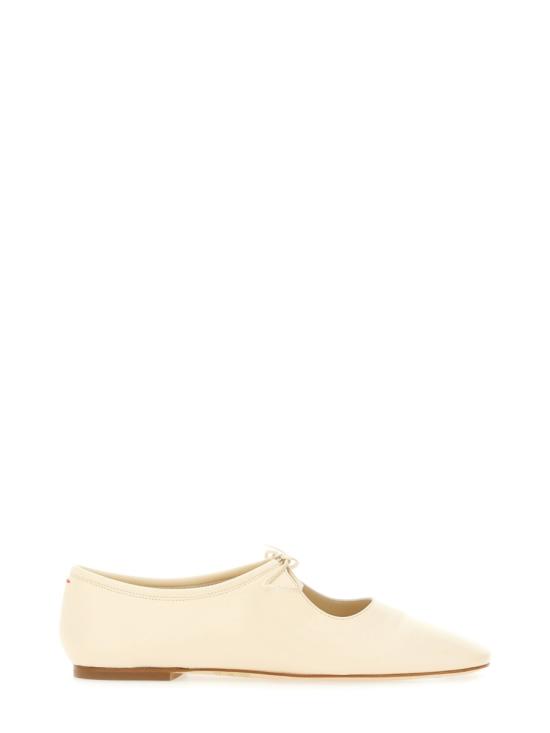 25SS 에이드 플랫 슈즈 MNLR08FL149 WHITE