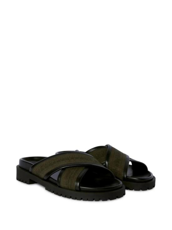  오프화이트 샌들 OMIH002S25FAB0015610 olive green - OFF WHITE