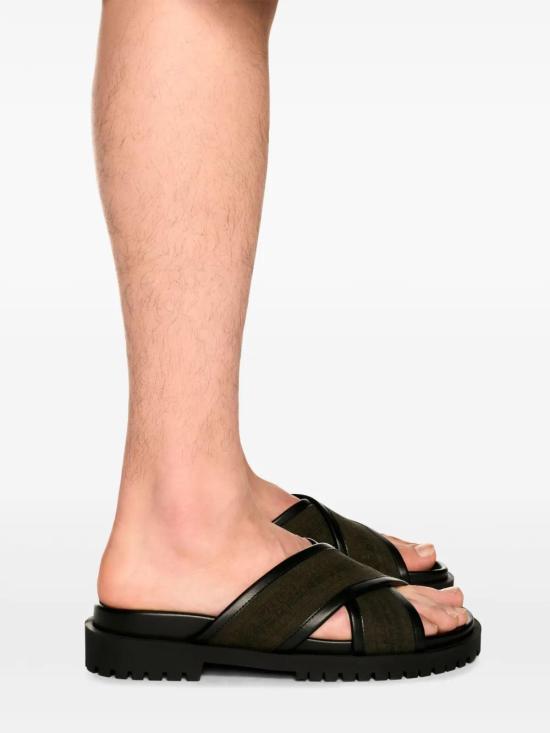  오프화이트 샌들 OMIH002S25FAB0015610 olive green - OFF WHITE