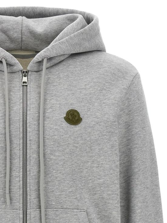  몽클레어 후드 티셔츠 K10918G0002389AEN grey - MONCLER