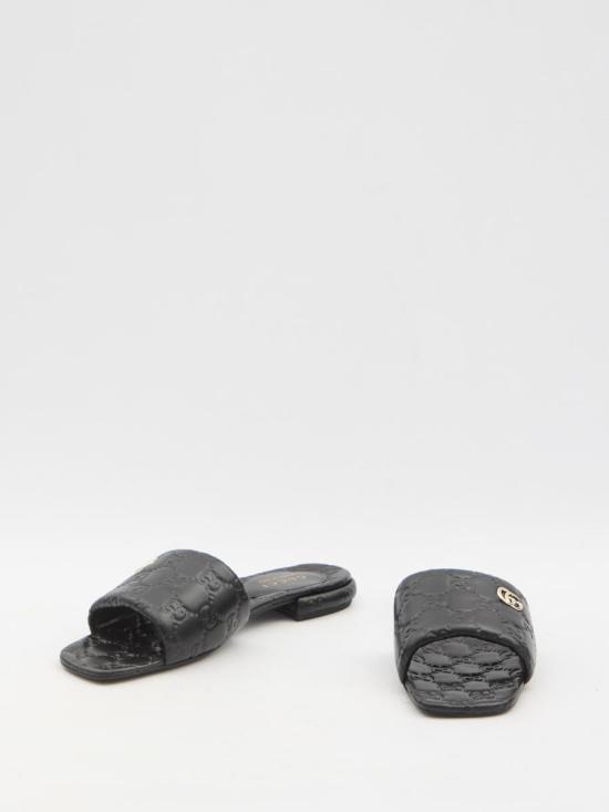 25SS 구찌 뮬/슬리퍼 33400553 816330 AAEA2 1000 Black - GUCCI