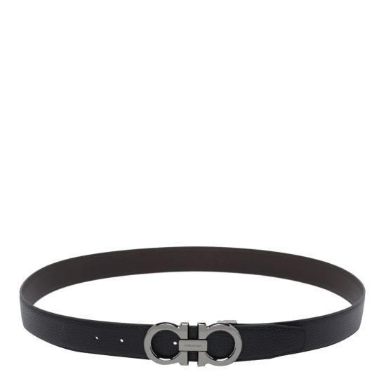 26SS 살바토레 페라가모 가죽 벨트 689134679710NERO Black