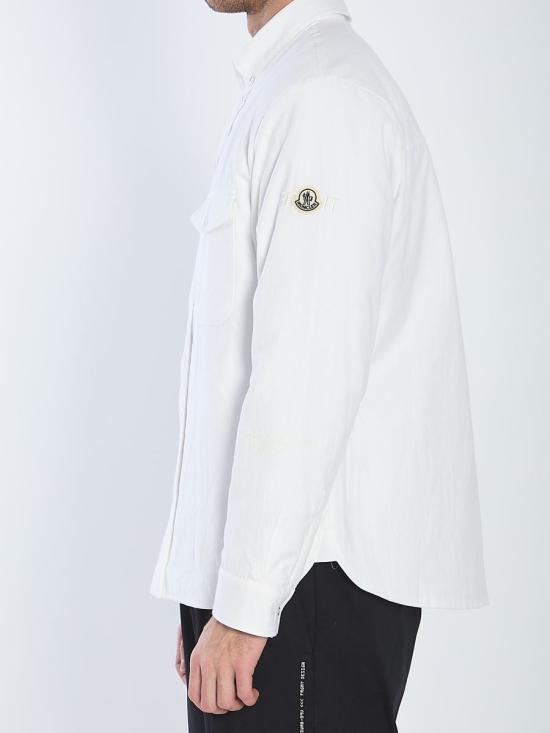 25SS 몽클레어 긴팔 셔츠 1563681 2F00002 M5271 001 WHITE - MONCLER