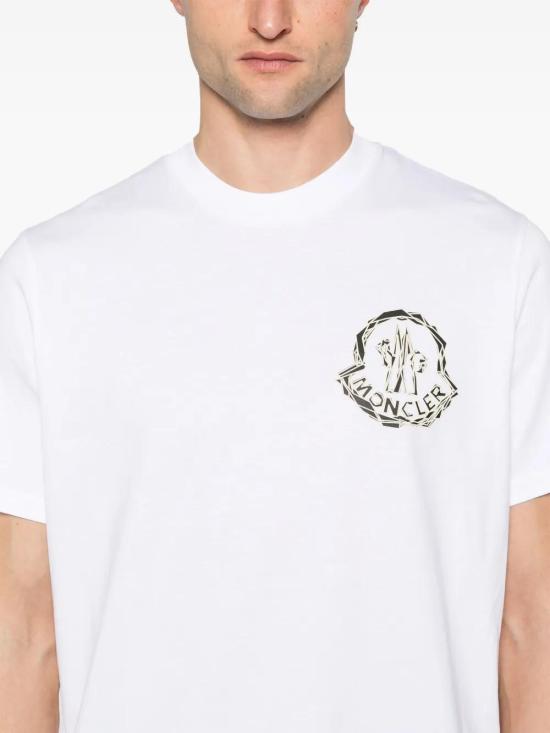  몽클레어 반팔 티셔츠 K10918C0005289AJS white - MONCLER