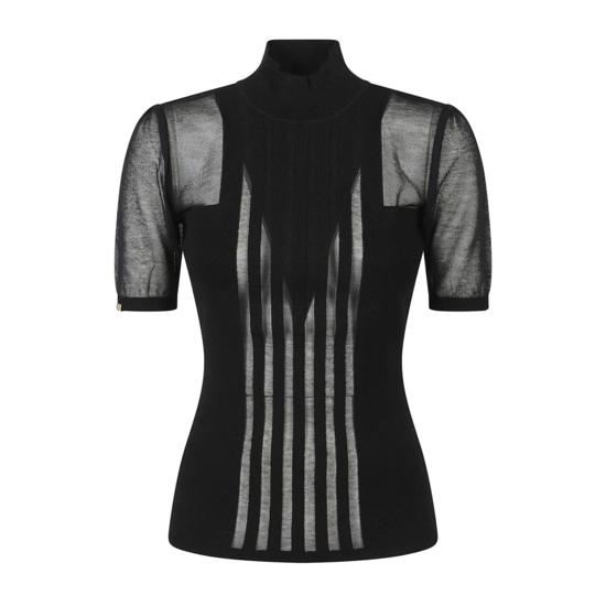 25SS 엘리자베타프랜치 반팔 티셔츠 MK43Q51E2 110 NERO