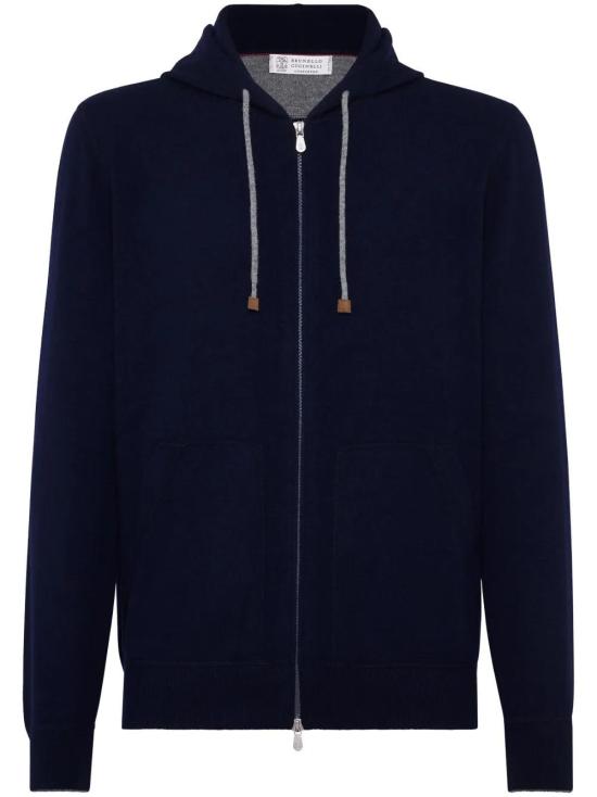  브루넬로 쿠치넬리 후드 티셔츠 M2223246CW425 navy