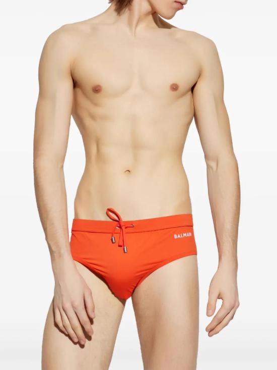 발망 스윔팬츠 BWB211570 orange - BALMAIN