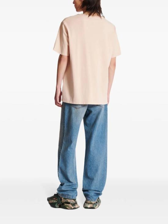  발망 반팔 티셔츠 DH1EG010BC72 beige - BALMAIN