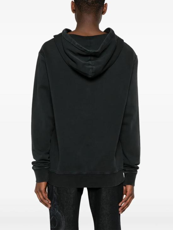  발망 후드 티셔츠 CH0JT216BC72 charcoal - BALMAIN