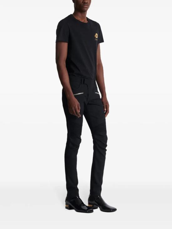  발망 스트레이트 팬츠 DH0PM060WB010PA - BALMAIN