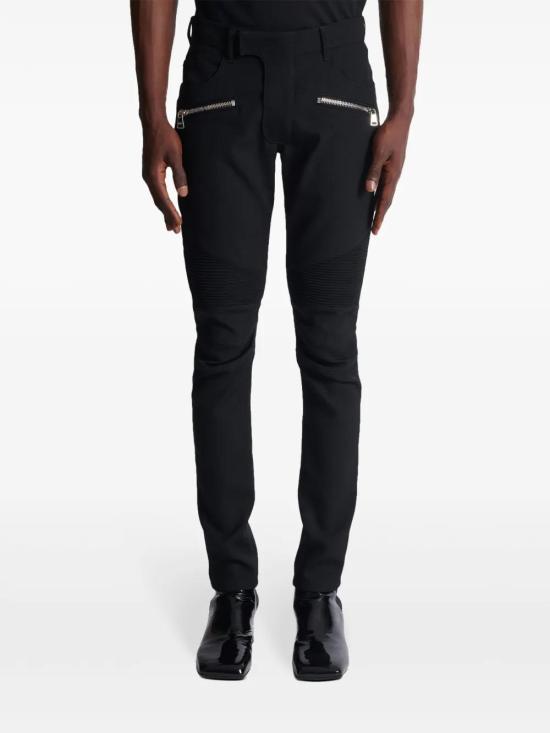  발망 스트레이트 팬츠 DH0PM060WB010PA - BALMAIN