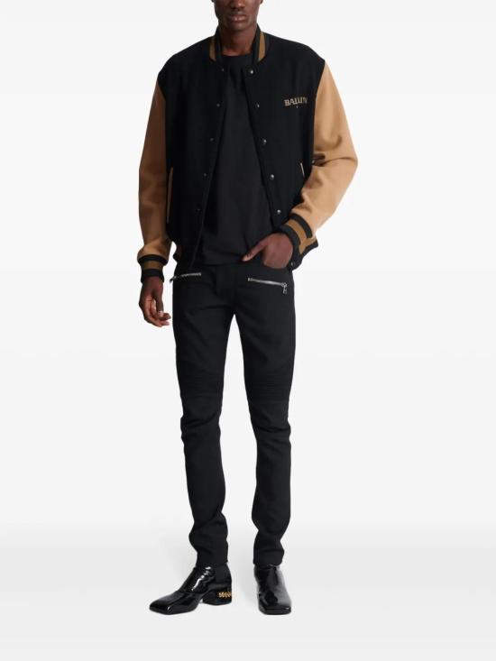  발망 스트레이트 팬츠 DH0PM060WB010PA - BALMAIN