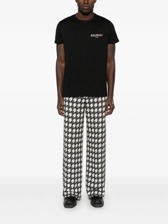  발망 반팔 티셔츠 EH1EF000GD84 black - BALMAIN