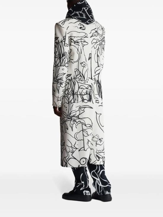  발망 코트 DHAUD300VF81 white - BALMAIN