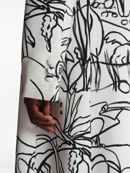  발망 코트 DHAUD300VF81 white - BALMAIN