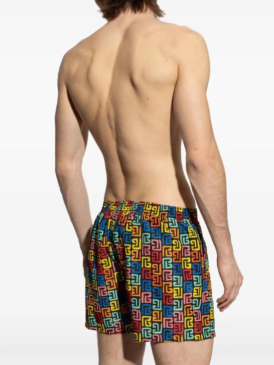  발망 스윔팬츠 BWB641540 black - BALMAIN