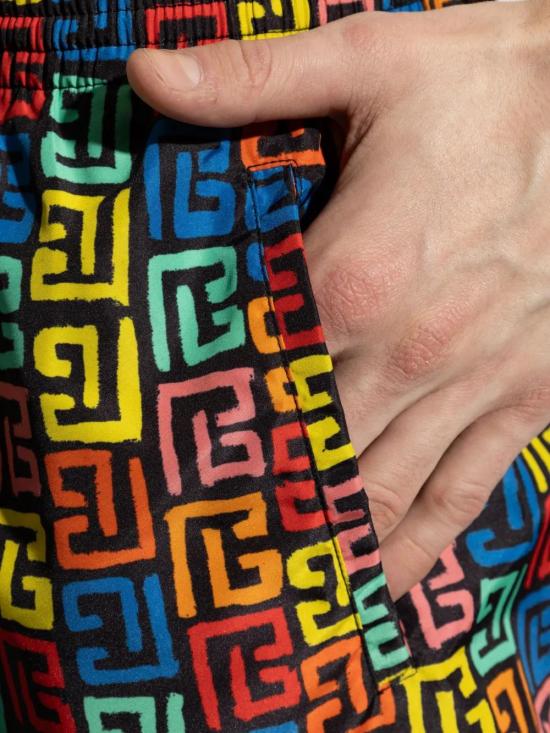  발망 스윔팬츠 BWB641540 black - BALMAIN