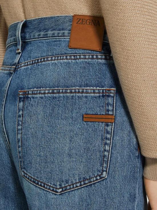  에르메네질도제냐 데님 팬츠 UFL49A9CITYE indigo - ERMENEGILDO ZEGNA