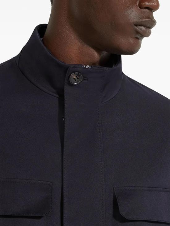  에르메네질도제냐 자켓 UFTC5A9FCT577 navy - ERMENEGILDO ZEGNA