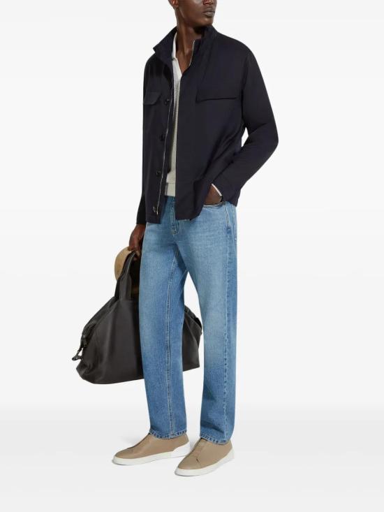  에르메네질도제냐 자켓 UFTC5A9FCT577 navy - ERMENEGILDO ZEGNA