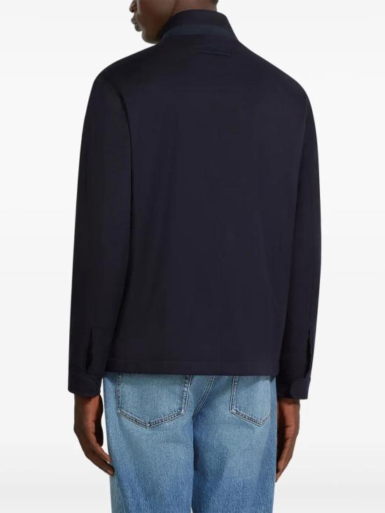  에르메네질도제냐 자켓 UFTC5A9FCT577 navy - ERMENEGILDO ZEGNA
